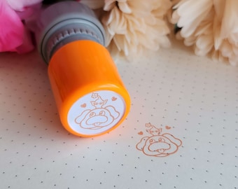 Self Inking Pikmin and Oatchi Orange Stamp