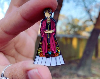 Feminism * Floral Enamel Pin