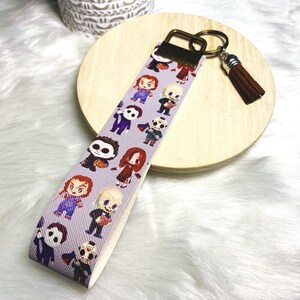 Horror Friends Print Keyfob Wristlet