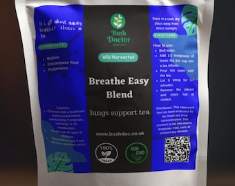 Lung Support Tea Herbal Blend | Breathe Easy | Clear | Comfort| Loose Leaf FREE P&P 1kg