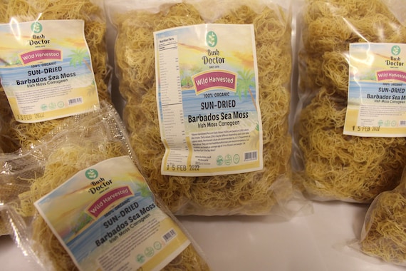 Organic Rootz Wild Harvested Gold Dry Sea Moss - Organic Rootz