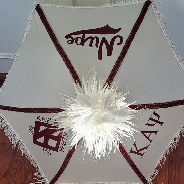 Kappa Alpha Psi umbrella.