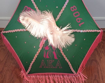 AKA Alpha Kappa Alpha Second Line Umbrella