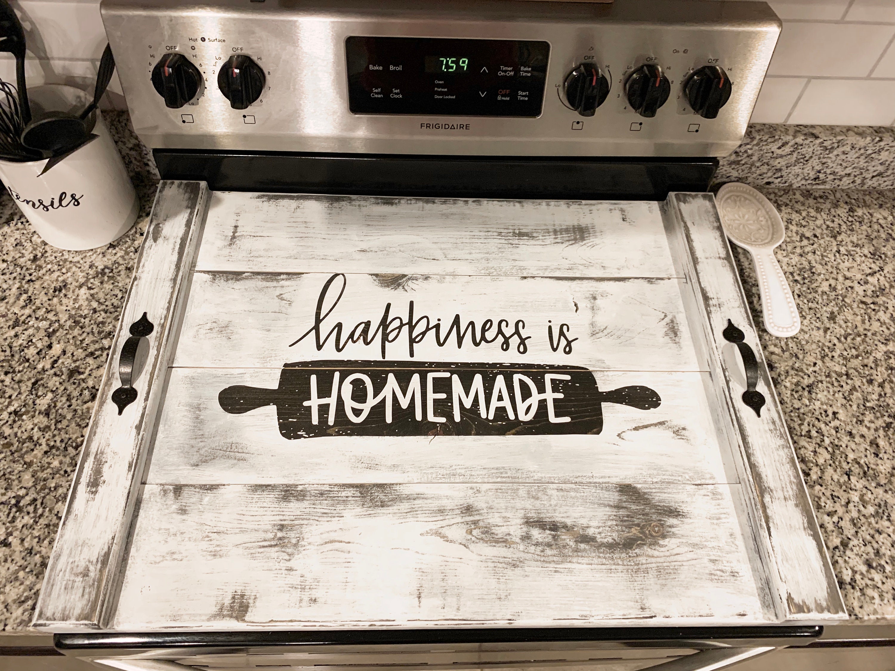 SIGN DESIGN - Stove Cover / Noodle board / Tray – Two Sisters DIY