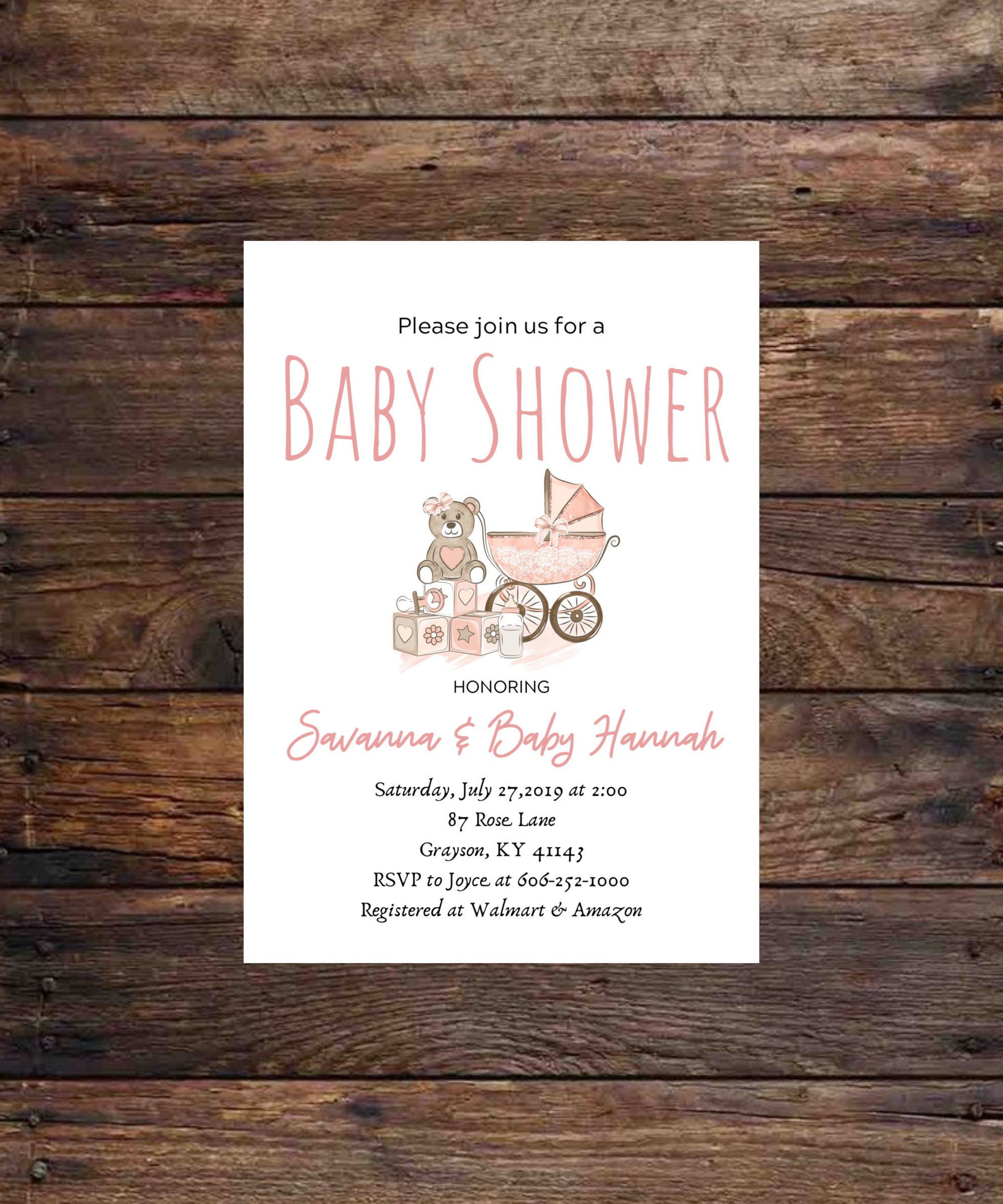 Baby Shower Invitation Etsy