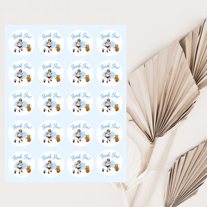 Klassieke Winnie de Poeh babyshowerstickers, bedankstickers, envelopstickers, digitale stickers