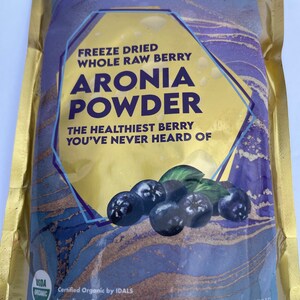 Whole Berry Organic Aronia Powder