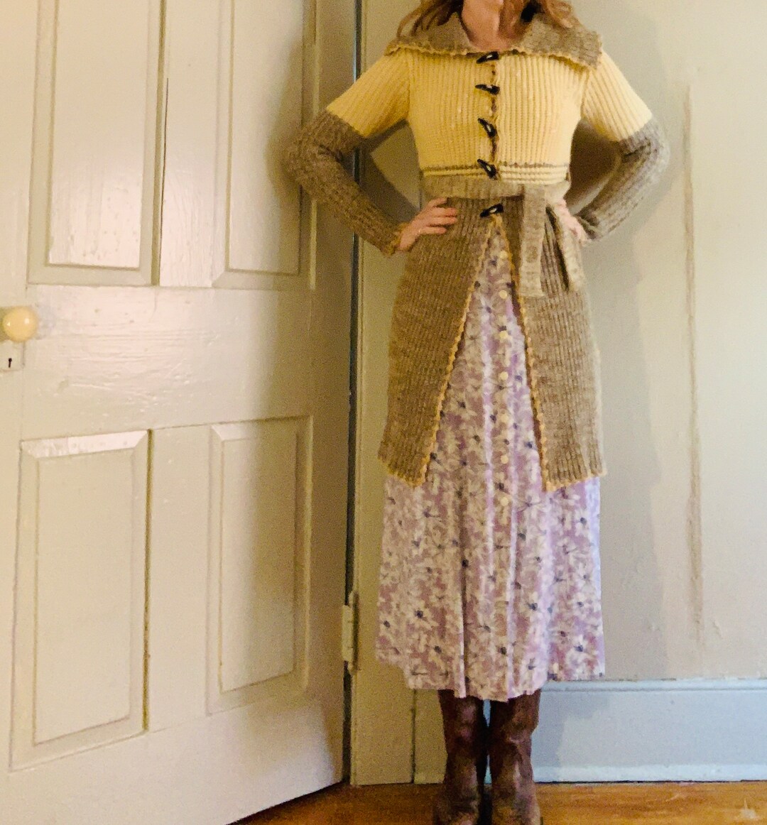 Vintage Beaded 90s/y2k Style Long Sweater. Small. Etsy