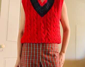 Vintage 90s GAP sweater vest size small