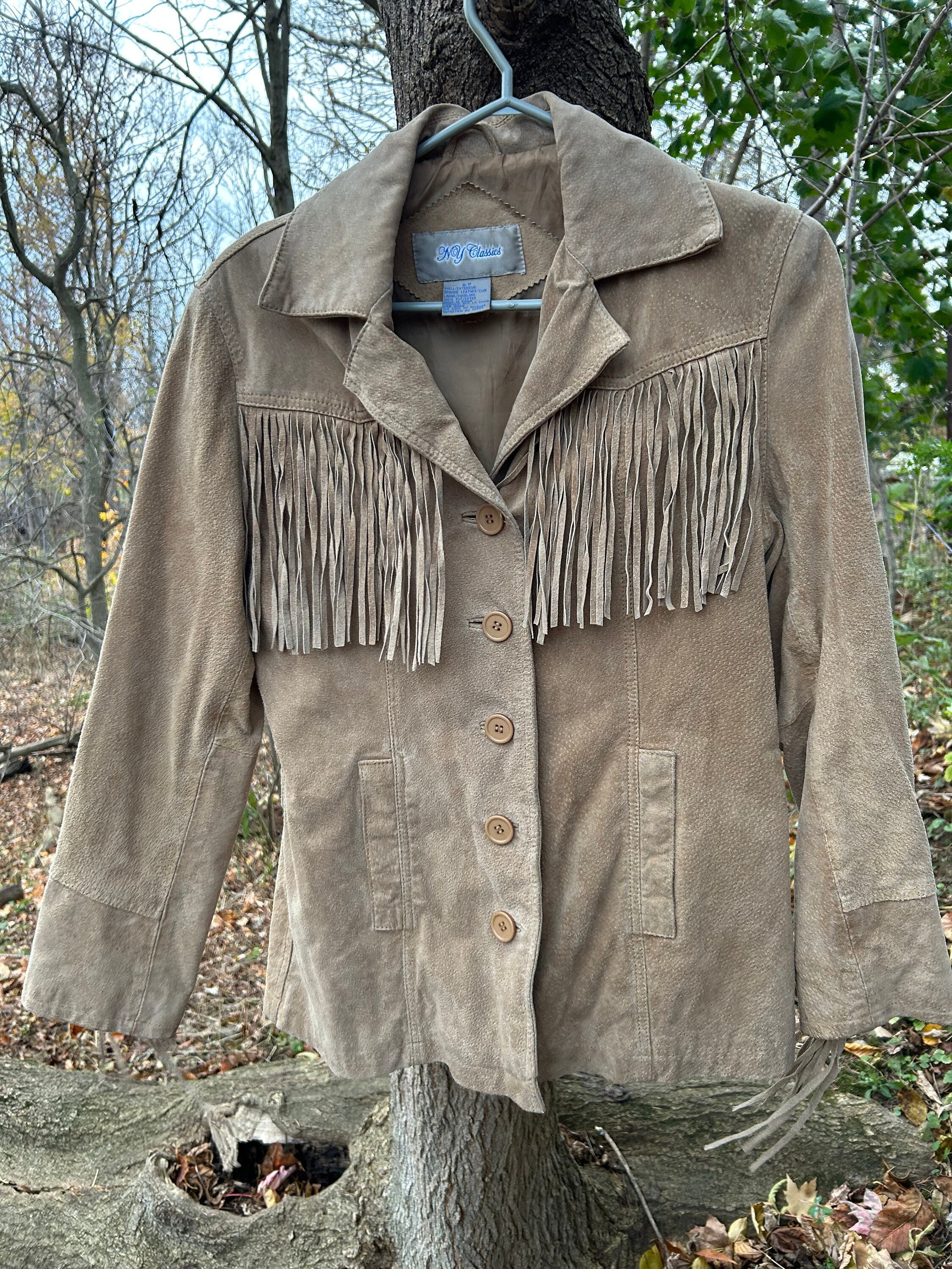 Vintage Suede Jacket - Etsy Canada