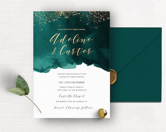 emerald-green-gold-wedding-invitation-template-editable-etsy-uk