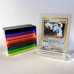 Toploader Display Stand Base Premium Acrylic for Pokemon, Sports, TCG, MTG & One Piece
