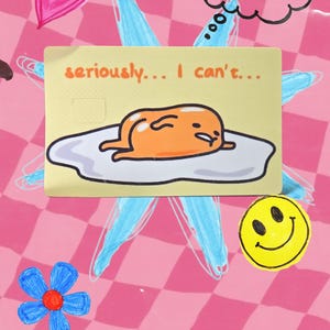 Adesivo in vinile personalizzato per carta di credito/debito con foto. seriously... I can't