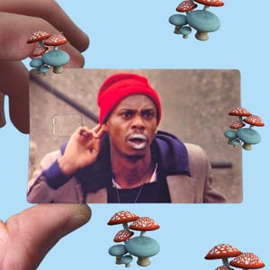 Tyrone Biggums Credit Card Skin Vinyl Decal Personalized Chappelle, Rick James, Funny memes