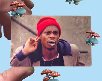 Tyrone Biggums Credit Debit Card Skin Vinyl Decal, Chappelle, Rick James, Funny memes