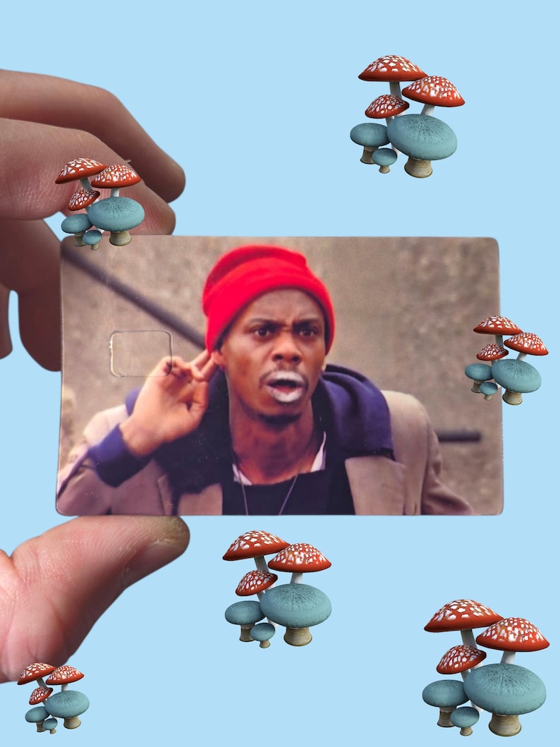 Tyrone Biggums Credit Card Skin Vinyl Decal Personalized Chappelle, Rick James, Funny memes
