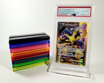 PSA Acrylic Display Stand for graded card (Card and Case not included) Multicolor option available.
