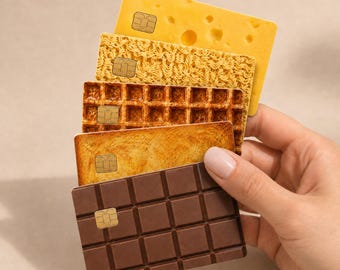 Custom Fun Food Credit Card Skin Cover