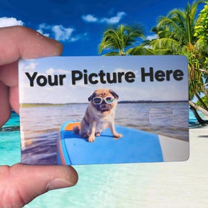 Custom Photo Picture Credit Debit Card Vinyl Decal