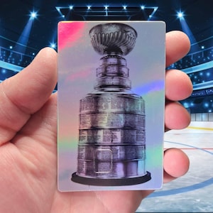 Adesivo in vinile personalizzato per carta di credito/debito con foto. Stanley Cup