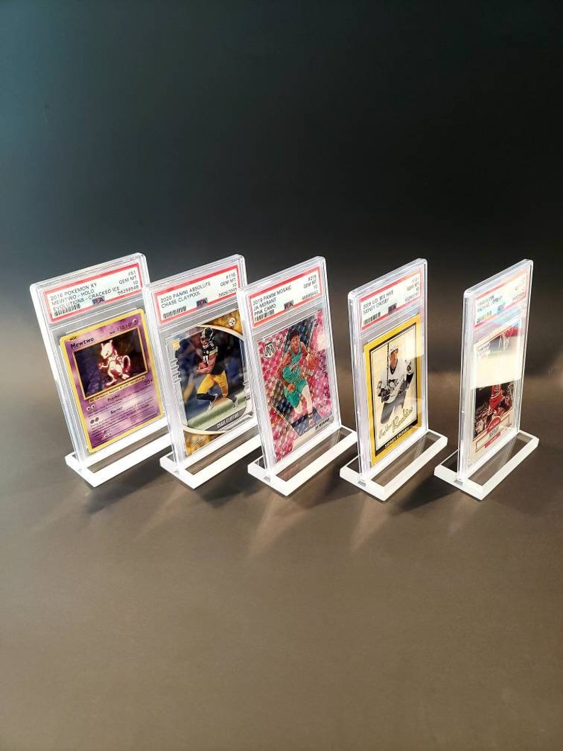 PSA Acrylic Display Stand for Graded Card With FROSTED ANGLE Etsy