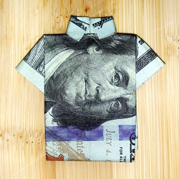 Origami Shirt Hundred Dollar Bill