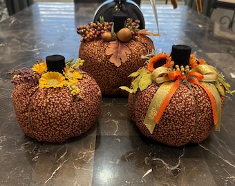 Decorative Pumpkins || Poly filled pumpkins|| Fall decor
