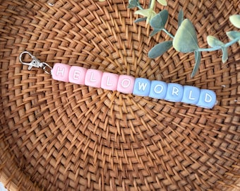 Hello World Dilation Beads Badge Buddy, Labor & Delivery Nurse Gift