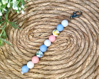 Floral Dilation Beads Badge Buddy, Labor and Delivery, Nurse, Midwife