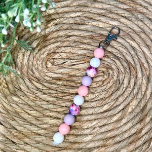 Pastel and Floral Dilation Beads Badge Buddy, Multicolor, Labor and Delivery Badge Buddy, Dilation, Labor Nurse, Midwife, Cervix Exam