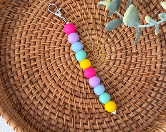 Bright Rainbow Dilation Beads Badge Buddy, Labor & Delivery Nurse Gift