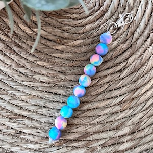 Tie Dye Dilation Beads Badge Buddy, Multicolor, Labor and Delivery Badge Buddy, Dilation, Labor Nurse, Midwife, Cervix Exam