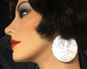 Earrings 1 pair Ronde XXL 925 sterling silver