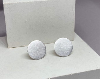 Sterling Silver 925 Stud Earrings &quot;Ronde&quot;