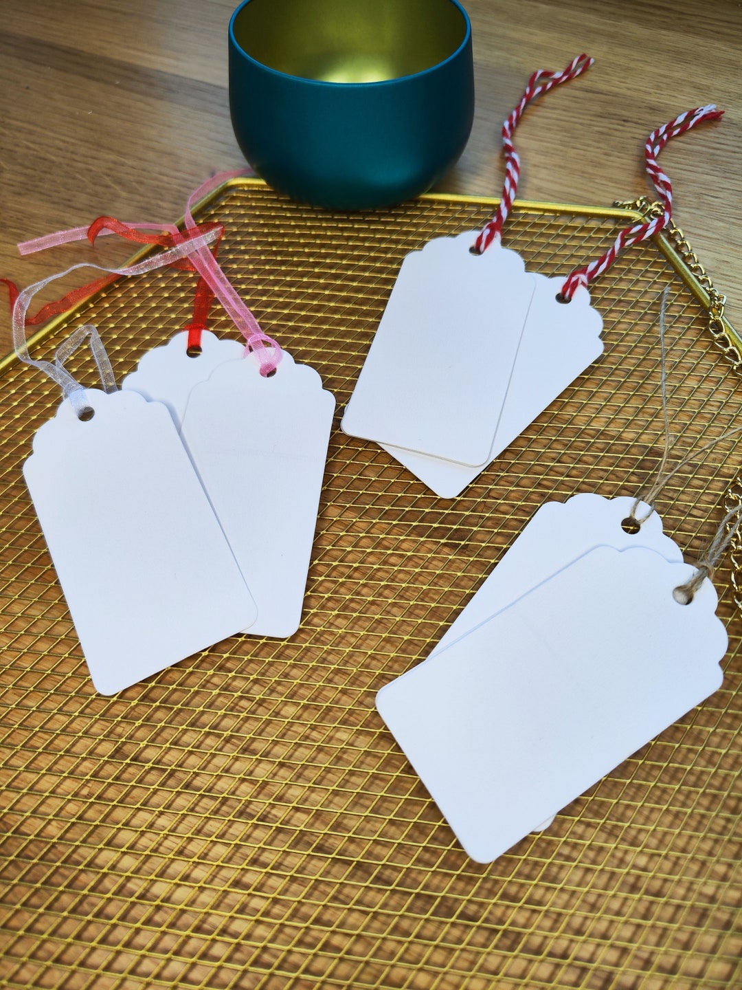 White Gift Tags Blank Gift Tags Wedding Tags With Etsy