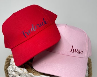 Kinder Kappe Cap Basecap Hut personalisiert Name