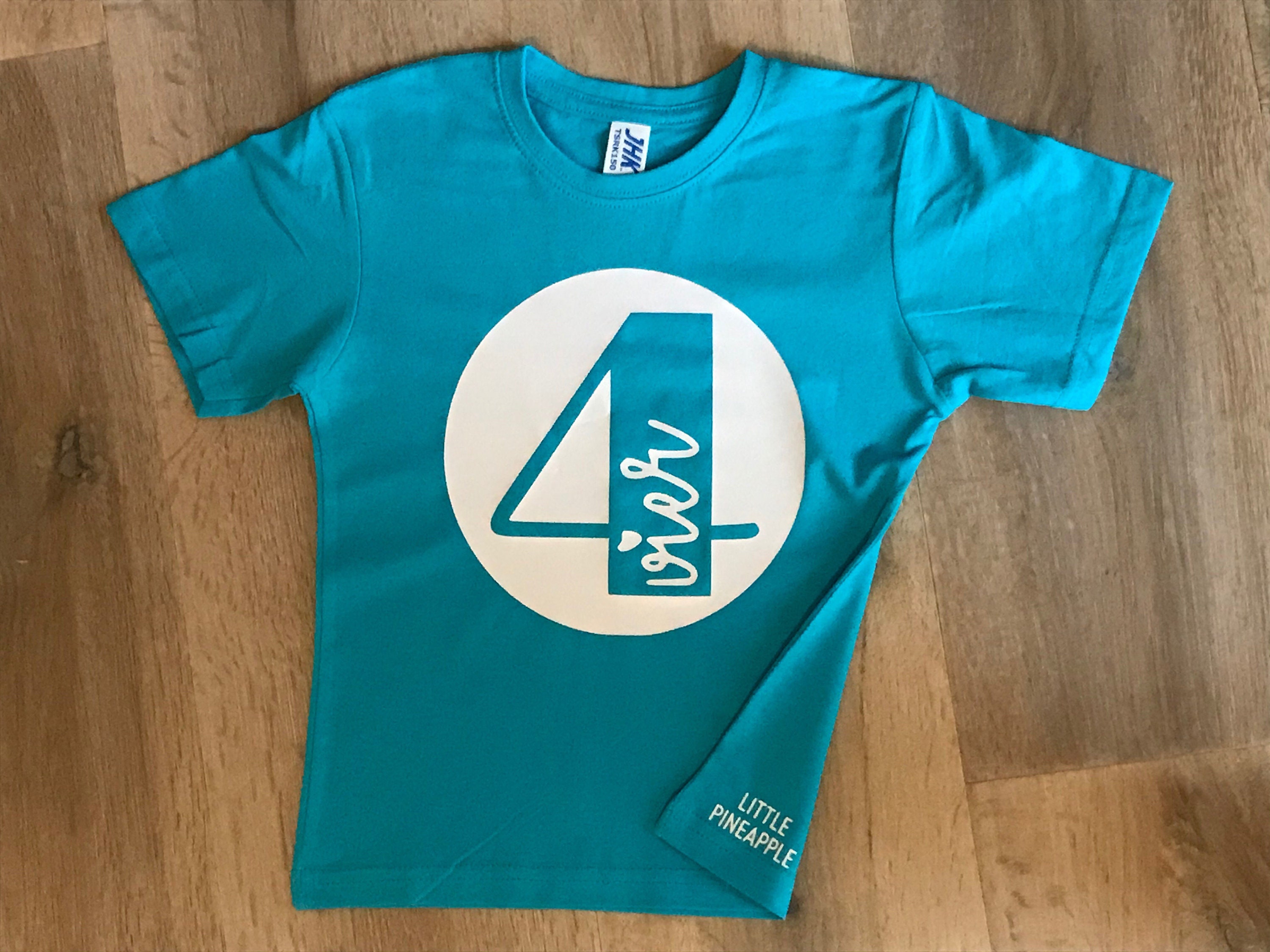 Geburtstagsshirt mit Namen 4. Geburtstag verschiedene | Etsy