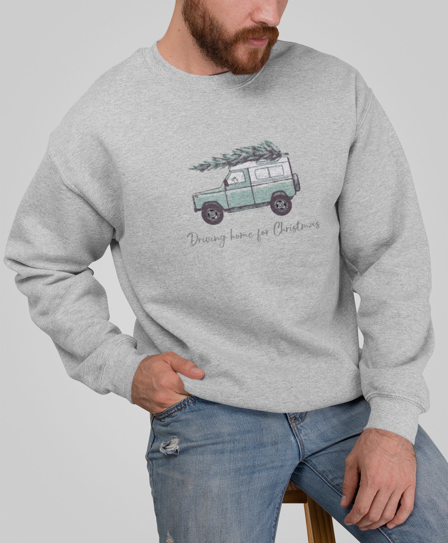 Land Rover Gifts Christmas Land Rover Jumper Heritage Green Defender