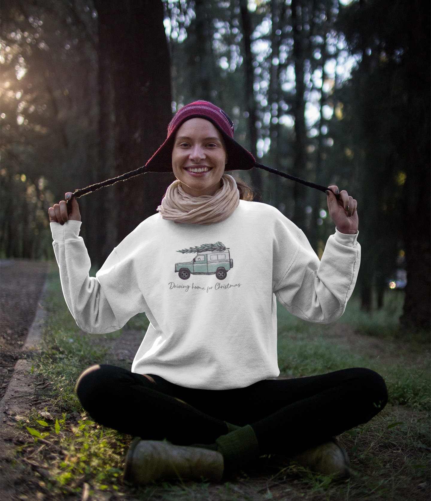 Land Rover Gifts Christmas Land Rover Jumper Heritage Green Defender