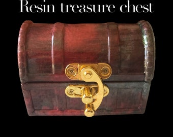 Resin treasure chest