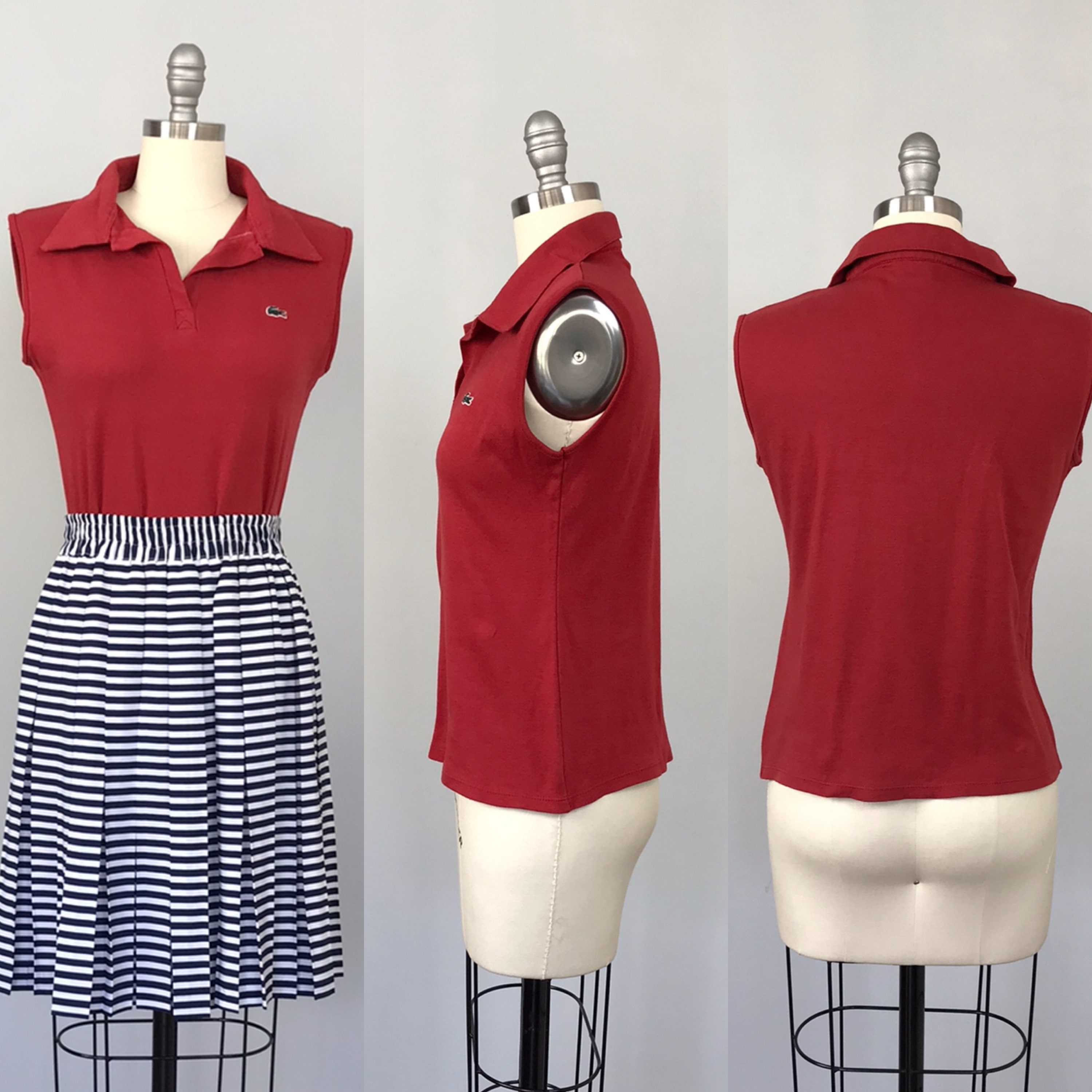 Red Lacoste Polo - Etsy Red Lacoste Polo - Etsy