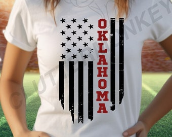 Customizable Oklahoma State Pride Digital File - Perfect for Sports Teams & Event Apparel - DIY T-Shirt Design Template SVG PNG