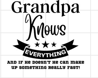 Discover Grandpa's Infinite Wisdom with Our Entertaining Digital File, Grandpa Knows Everything (and More!)