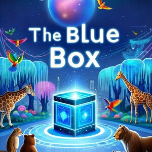 The Blue Box: A Magical Children&#39;s eBook, Whimsically Written & Illustrated by Me in my spare time. Great bed time story, Digital Download