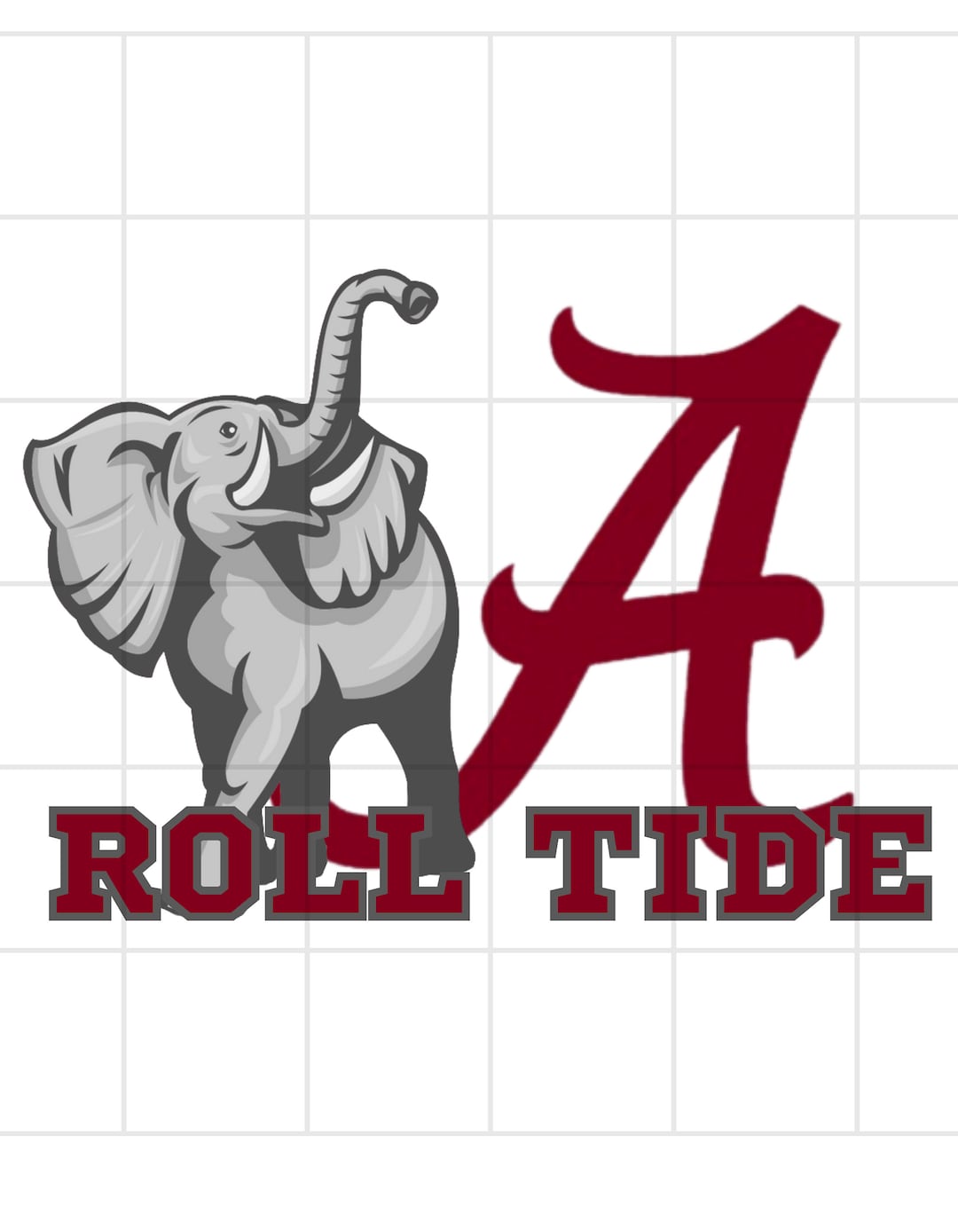 Roll Tide Elephant Clipart Images