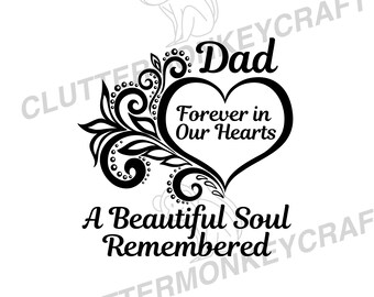 Eternal Hero, Beloved Dad - Memorial Tribute Design