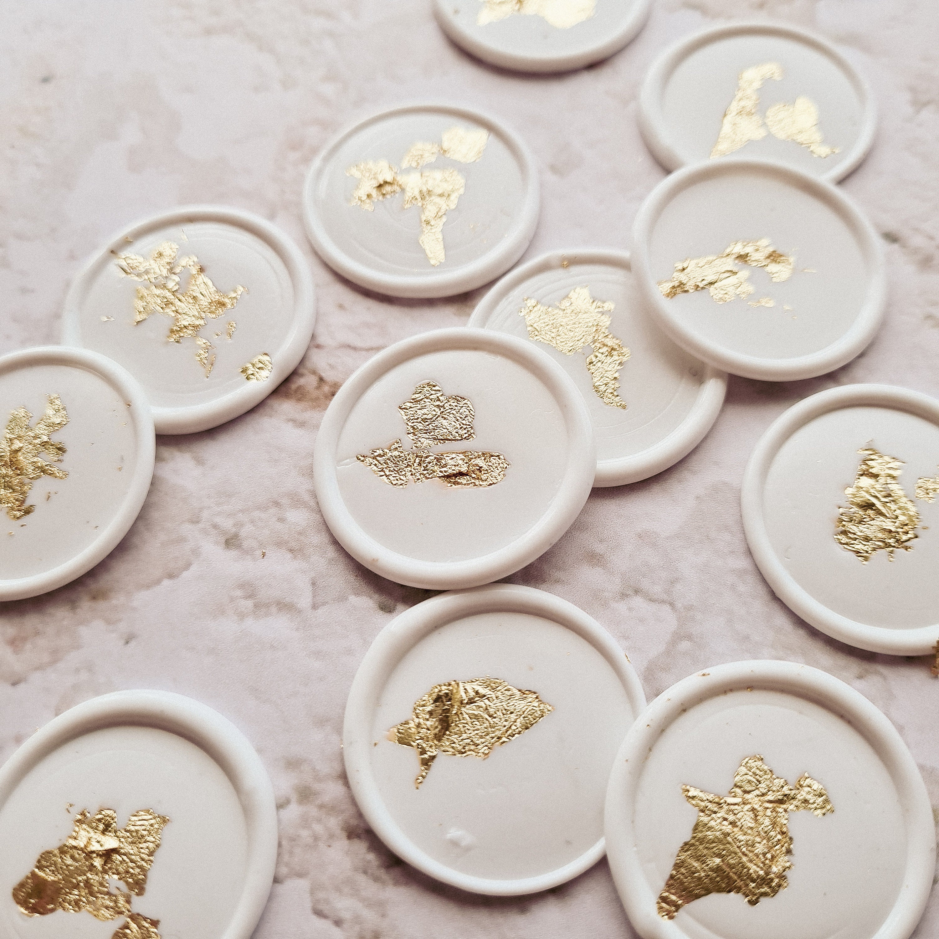 Gold Leaf Flakes for Wax Seals and Sealing Wax 