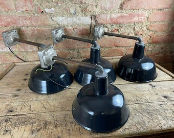 KE749 Wand Emaille Lampe/Außen Lampe/Industrie Lampe/Vintage