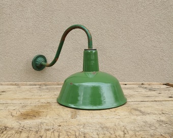 KE975 Wand Emaille Lampe/Außen Lampe/Industrie Lampe/Vintage