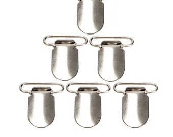 Magnetic Bag Clip Silver colour 1 set Hemline